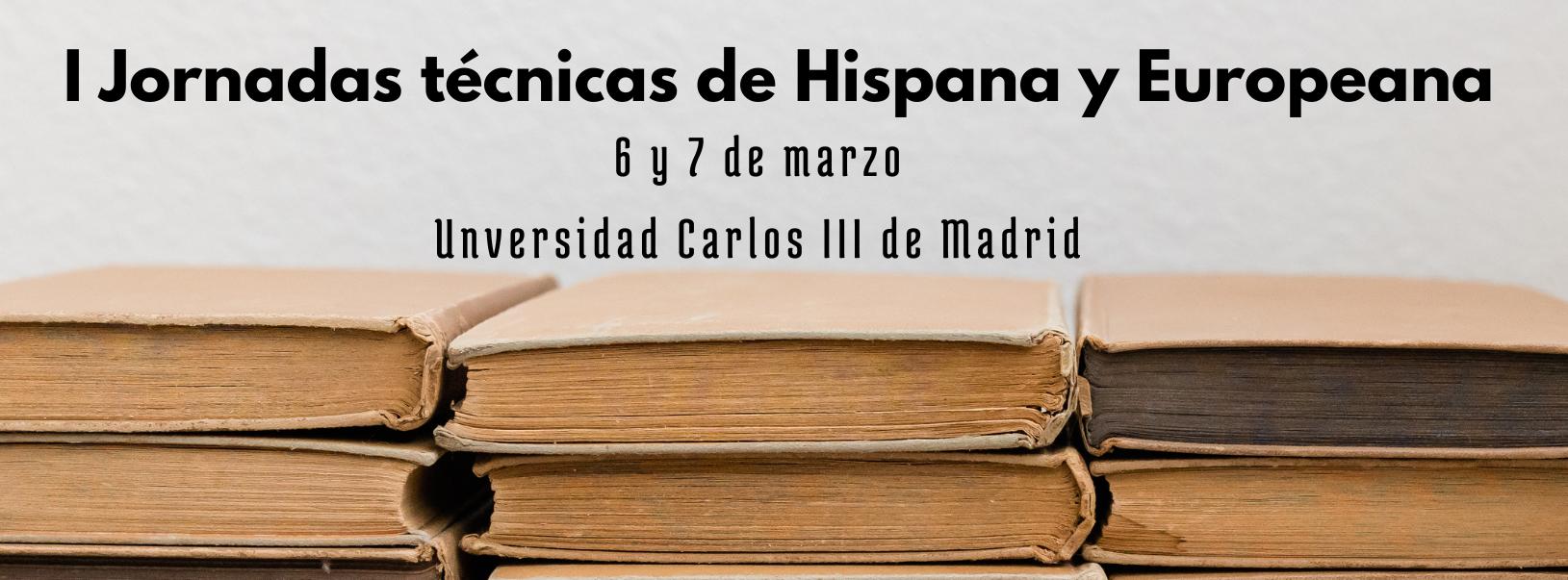 Portada para Facebook Día del libro fotografía libros antiguos marrones