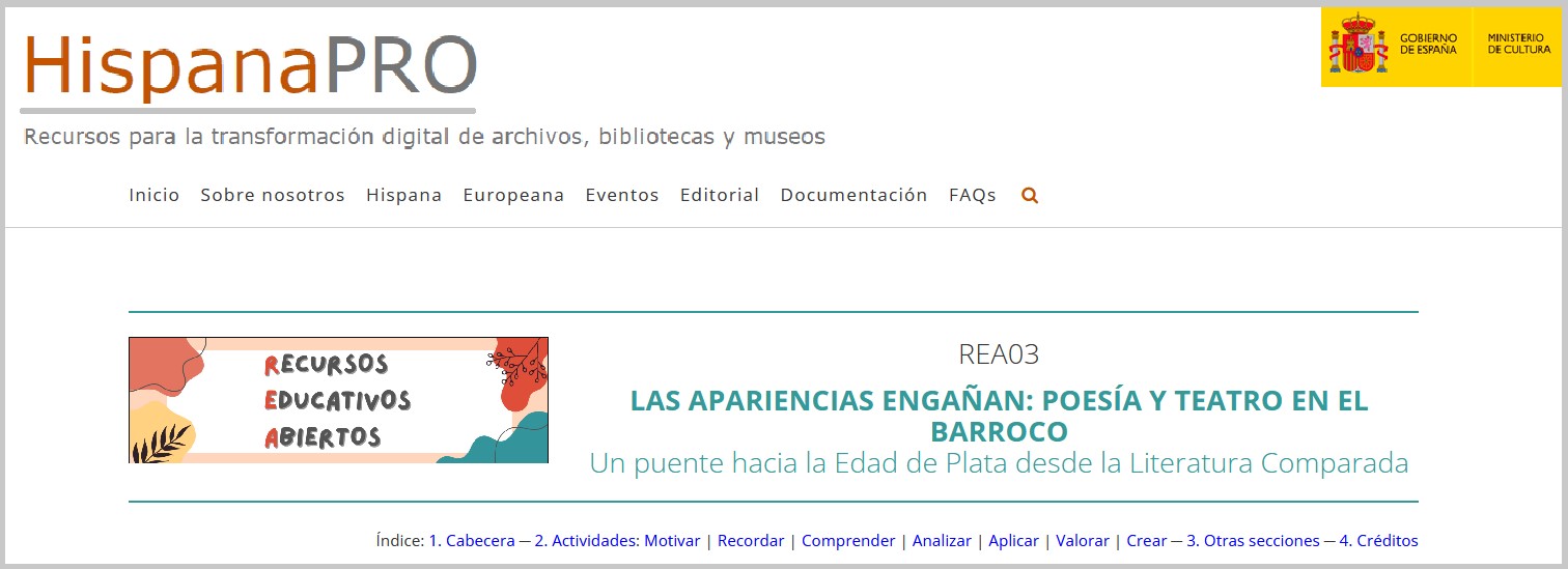 Inicio de REA BVPB