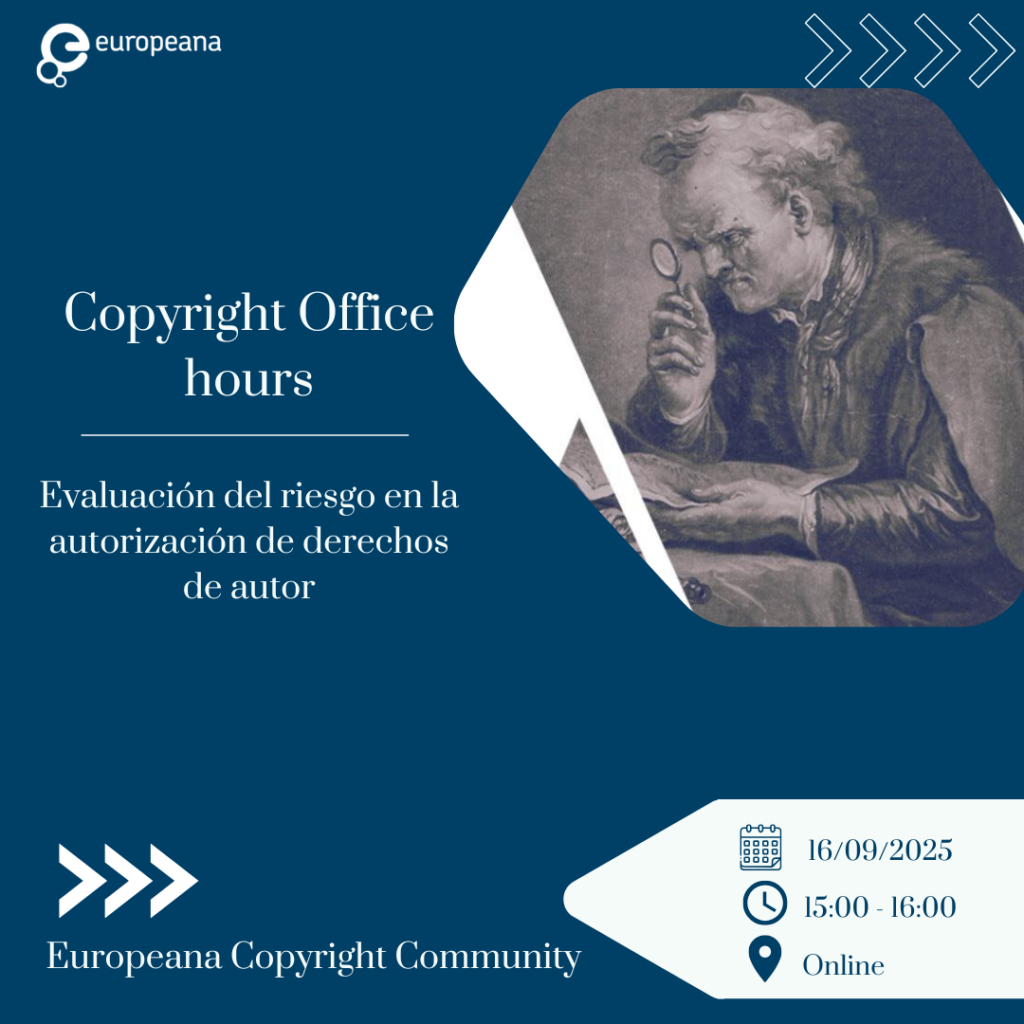 Copyright Office Hours: evaluación del riesgo en la autorización de derechos de autor