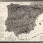 Carta Generale delle Spagne per servire alla Storia Militare delle Campagne sostenute dalle varie division italiane... (1823) - Vacani, Camillo, 1784-1862