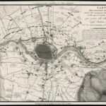 Carta dei contorni di Valenza relativa all'investimiento del Campo Trincerato ed alle opere d'assedio eseguite nel... (1823) - Vacani, Camillo, 1784-1862