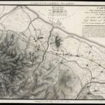 Carta dei contorni di Sagunto relativa all'assedio dei Forti