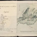 Croquis de las inmediaciones de la villa de Galeras (1811) - Aleson, Atanasio