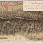 Plano de la Serrania entre Caracas y la costa de la Guayra