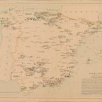 Mapa minero de España. Escala 1:3.000.000