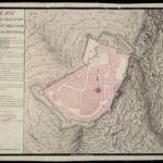 Plano del Castillo y Poblacion del Castelar de la Frontera (20 de Enero de 1813) - Teruel, Blas Manuel, fl. ca. 1813-1821